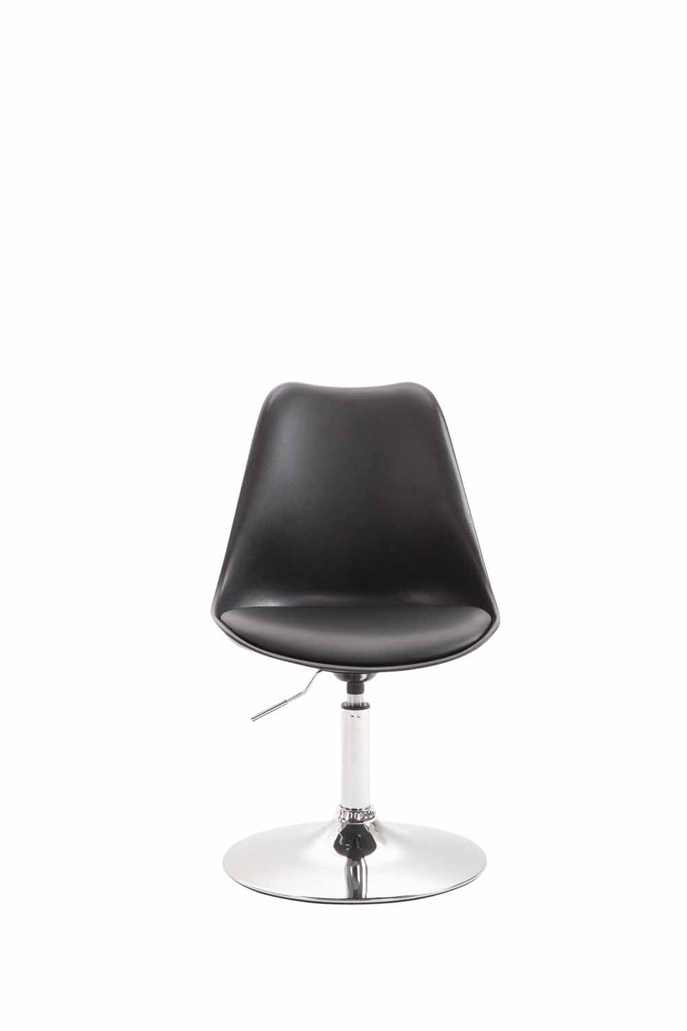 Eetkamerstoel - Fauteuil - Modern Design & Hoogte Verstelbaar Kleur zwart