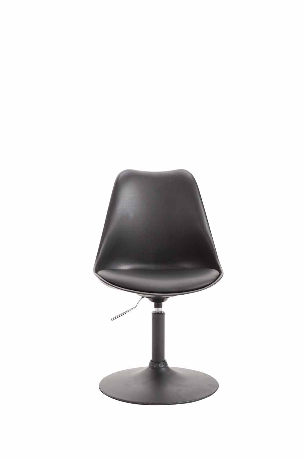 Eetkamerstoel Fauteuil - Comfortabele Zitting - Moderne Flair & 360° Draaibaarheid Kleur zwart