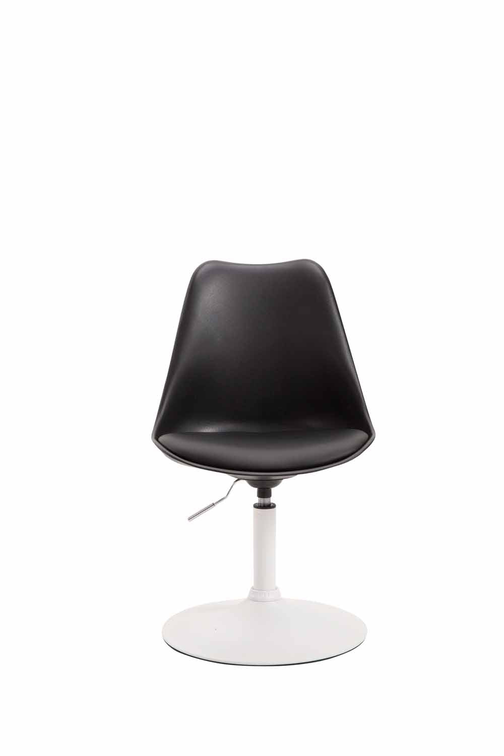 Eetkamerstoel - Fauteuil - Comfortabel en modern ontwerp, Verstelbaar en 360° draaibaar Kleur zwart