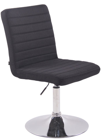 Eetkamerstoel - Stijlvolle Beklede Stoel - Onderhoudsvriendelijke Stof - Moderne Design Kleur zwart