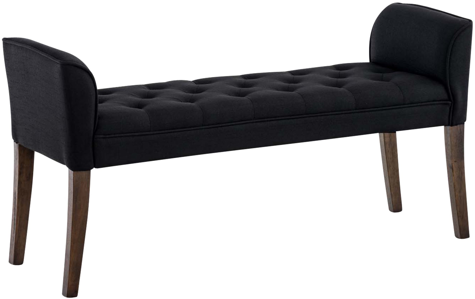 Chaiselongue Sofa - Loungestoel - Robuust Rubberhout Frame & Comfort Zitting Kleur zwart Onderstel Kleur antiek-donker