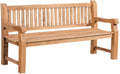 Teakhouten Tuinbank V2 - Houten Zitbank - Duurzaam en Weerbestendig Design Kleur teak Maat