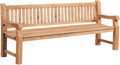 Teakhouten Tuinbank V2 - Houten Zitbank - Duurzaam en Weerbestendig Design Kleur teak Maat