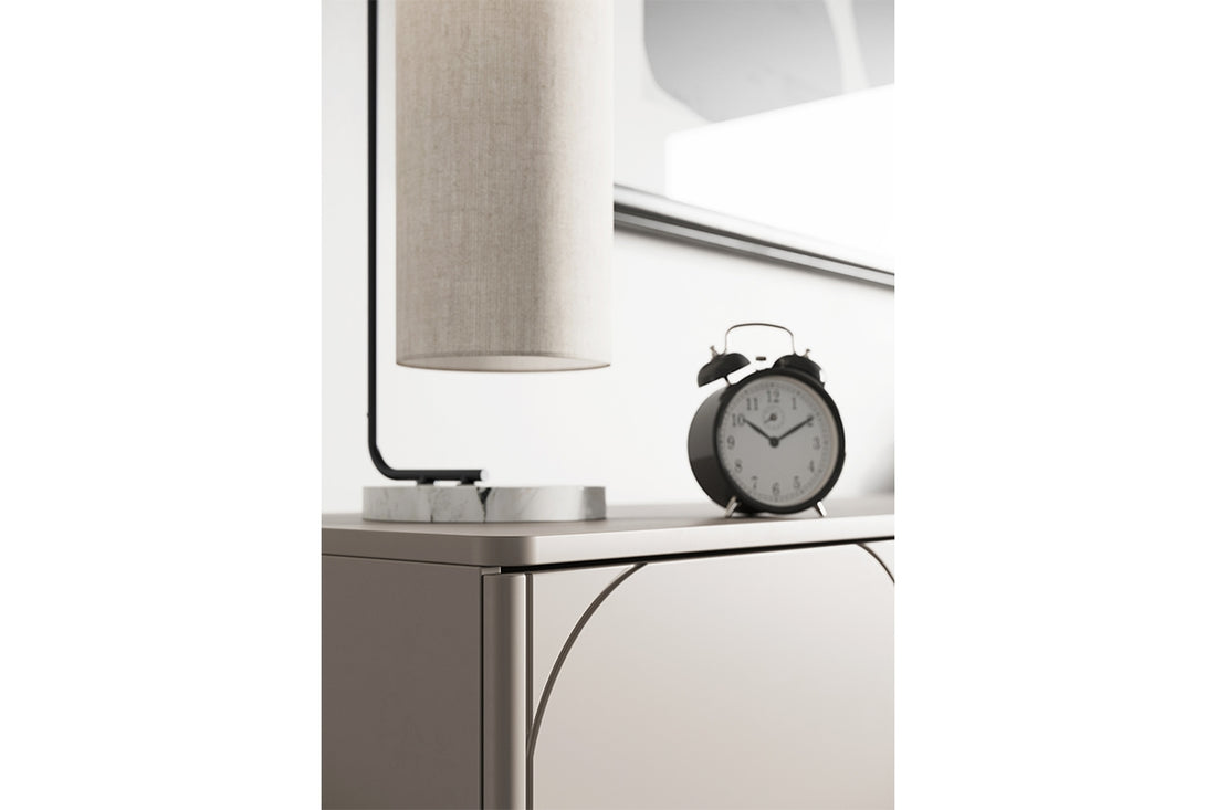 Ladekast Sonatia II met 3 deuren en 2 verborgen lades | Kasjmier | 150x82x45 cm