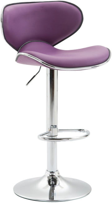 Barkruk Las Vegas kunstleer – Verstelbaar | Kleur: Purper