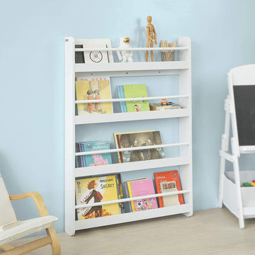 Wandmontage 4 lagen Kinderen Kinderboekenkast Boekenplank - Opbergrek