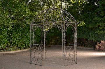 Plantenpaviljoen - Tuinpaviljoen - Stijlvol Ontwerp, Uiterst Stabiel Ijzer Kleur bronzen