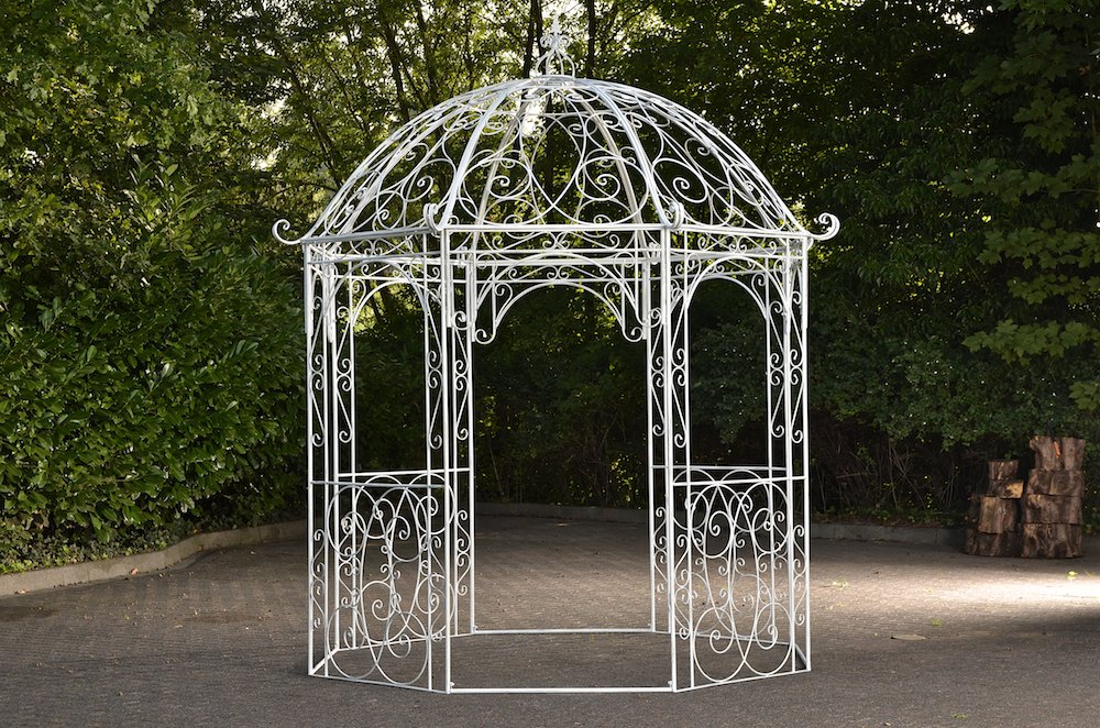 Plantenpaviljoen - Tuinpaviljoen - Stijlvol Ontwerp, Uiterst Stabiel Ijzer Kleur bronzen