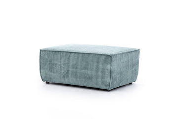 Flabio gestoffeerde poef - Comfortabele zitoplossing | Kleur: Groen | Maat: 100x43x70 cm