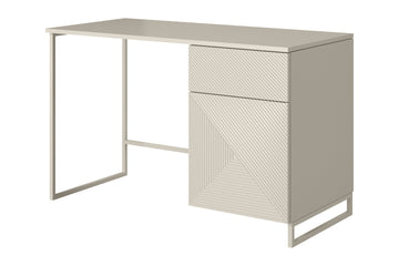 Asha Bureau 120 cm met lade en opbergplank - Modern minimalistisch design | Kleur: Kasjmier
