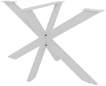 Biloxi tafelpoten - Wit metalen tafelframe | Kleur: Wit | Afmetingen: 68x120x71 cm