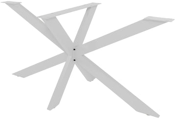 Biloxi tafelpoten - Industrieel metalen tafelframe | Kleur: Wit | Afmetingen: 78x150x71 cm