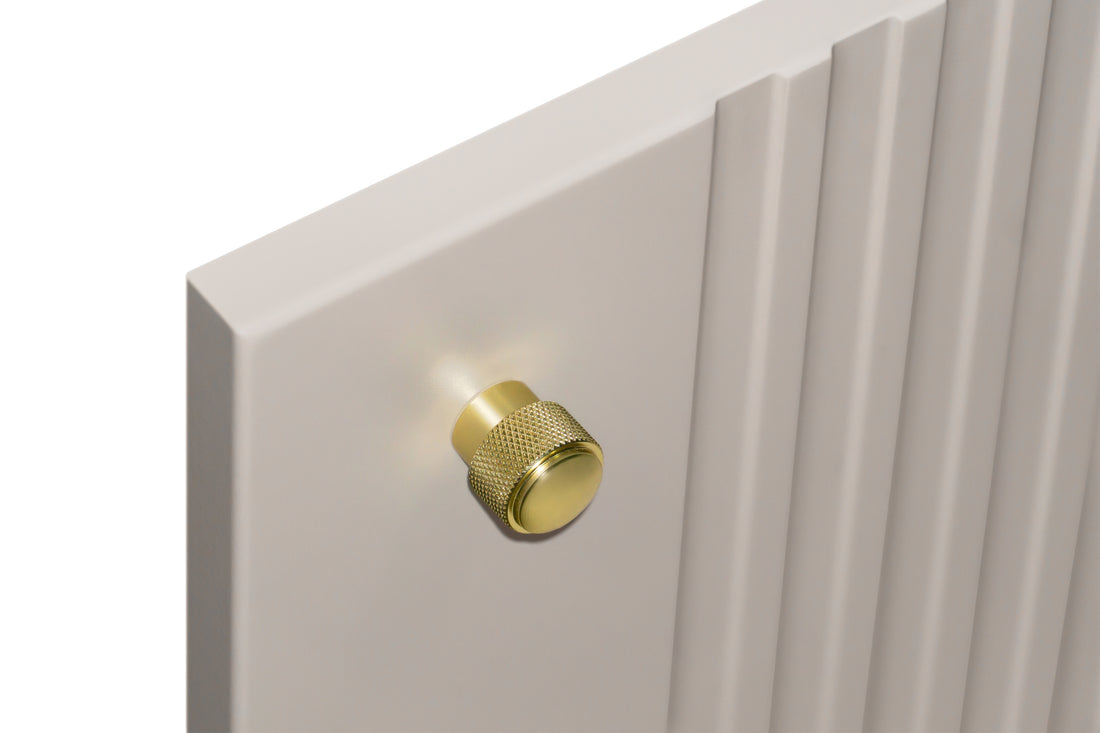 Vesper 3D TV-meubel 187 cm met gouden handgrepen | Kleur: Kasjmier | Maat: 187x43x38 cm