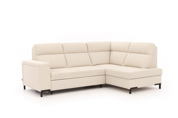 Loario L Hoekbank Rechts met Brede Zijkant - Dolphin Slaapfunctie | Kleur: Crème Sand 03