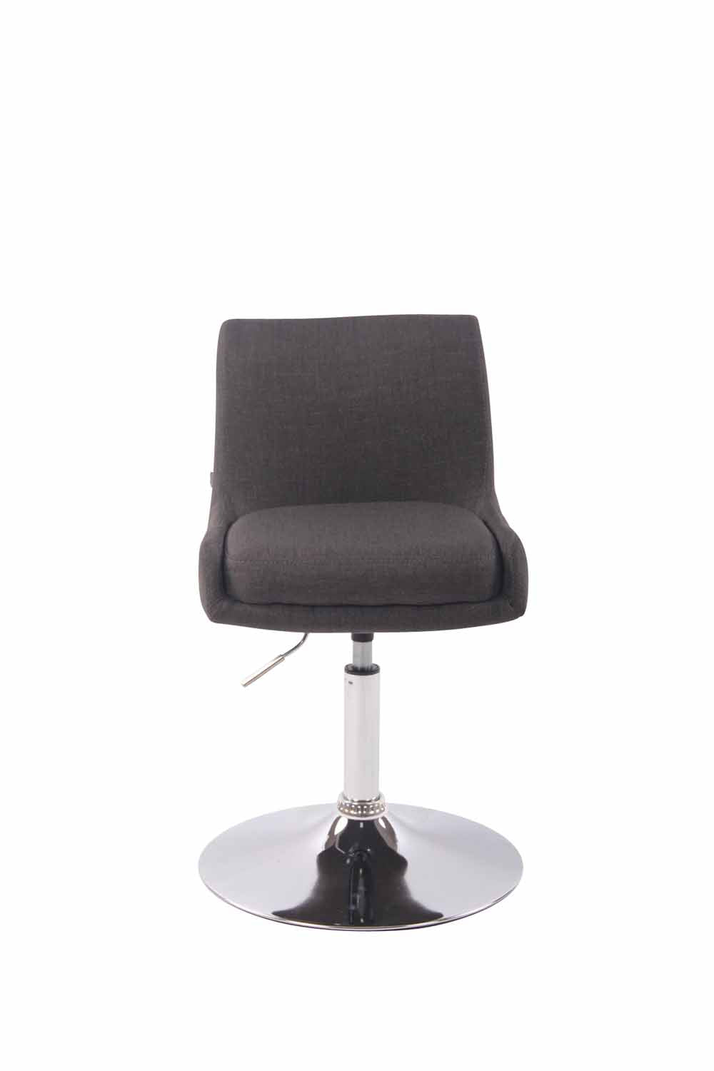 Stijlvolle Stoffen Lounge Stoel - Relaxfauteuil - 360° Draaibaar Comfort Kleur donkergrijs