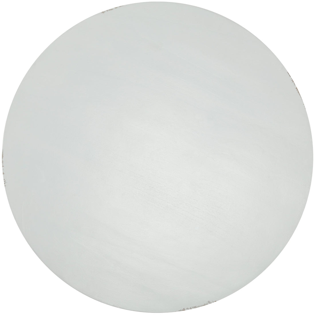 Sidobord Farragut - Massivt Mindi-trä | Färg: Antik/vit | Mått: 50x50x66 cm