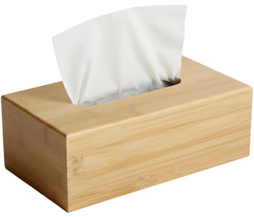 Tissue box Kalmia - Bamboe tissuehouder | Kleur: Natura | Afmetingen: 25x13x9 cm