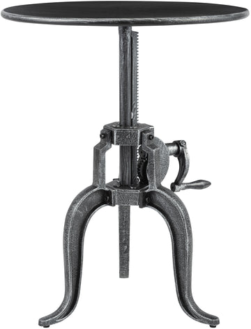 Bijzettafel Marcos - Industriële tafel | Kleur: antiek zilver | Afmetingen: 50x50x46 cm