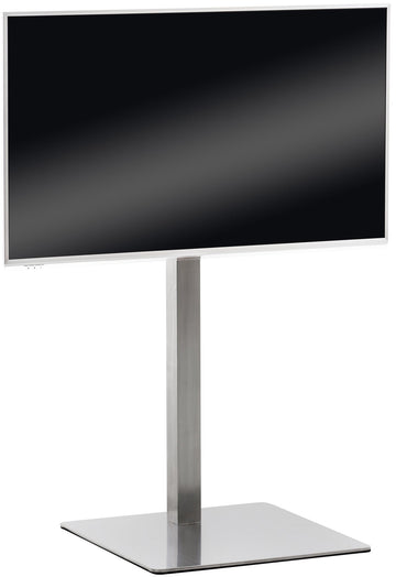 TV-meubel 55-75 inch - Metalen TV-standaard | Kleur: roestvrij staal | Afmetingen: 64x53x100 cm