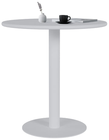 Bistrotafel Jarla rond MDF - Wit | Kleur: Wit | Afmetingen: 70x70x73 cm