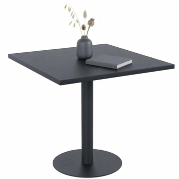 Bistrotafel Freida - Vierkante horecatafel | Kleur: Zwart | Afmetingen: 70x70x73 cm