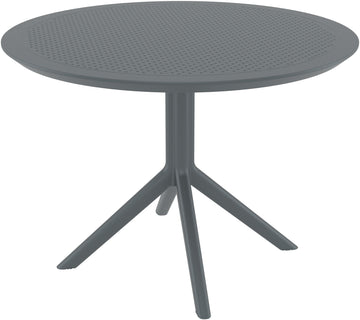 Bistrotafel Sky 105 cm - Weerbestendige tuintafel | Kleur: donkergrijs | Afmetingen: 105x105x74 cm