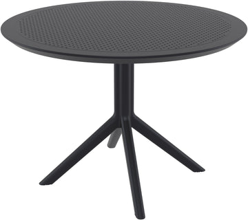 Ronde bistrotafel Sky 105 cm | Kleur: Zwart | Afmetingen: 105x105x74 cm