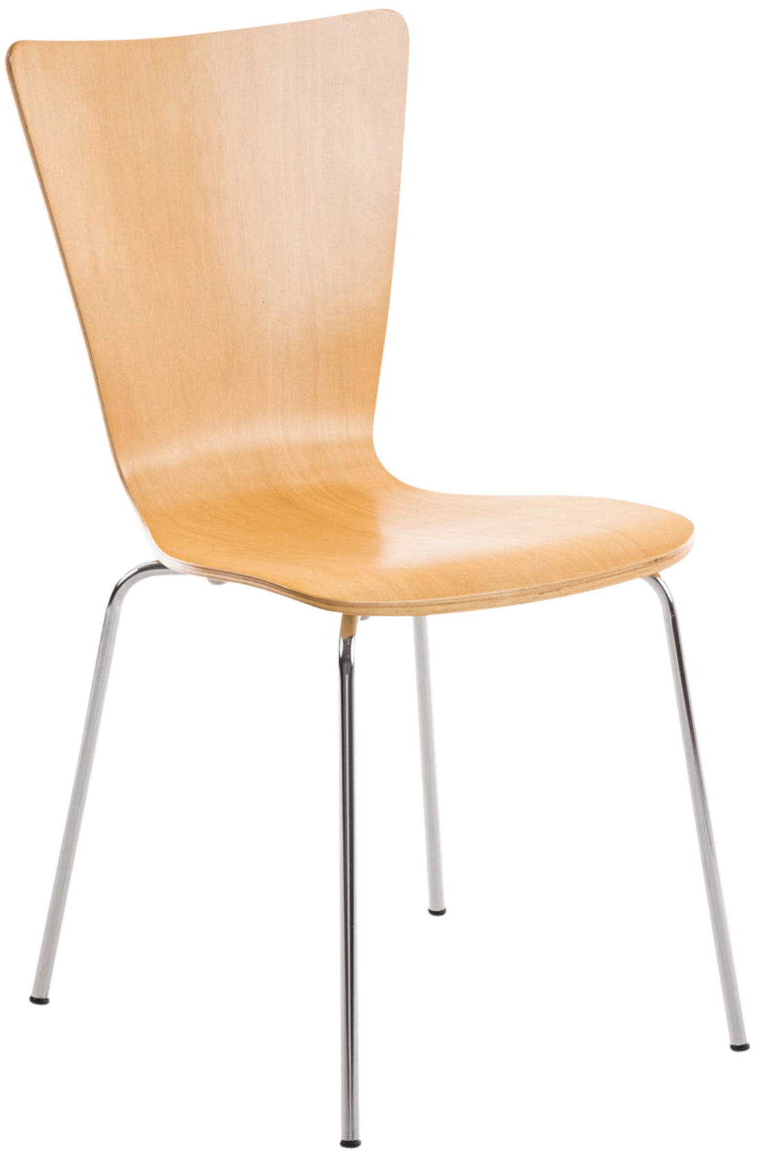 Stapelbare Bezoekersstoel - Vergaderstoel - Optimaal Zitcomfort & Elegant Design Kleur wit