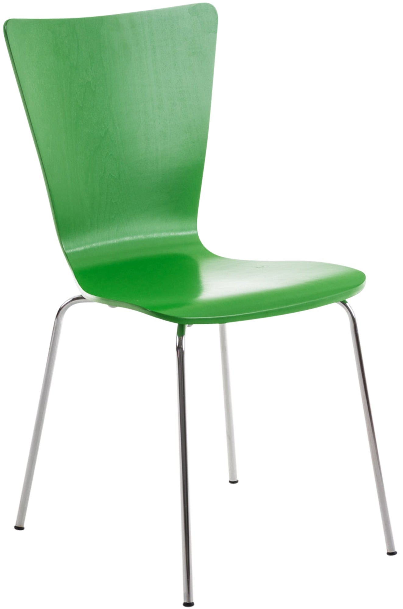 Stapelbare Bezoekersstoel - Vergaderstoel - Optimaal Zitcomfort & Elegant Design Kleur groen