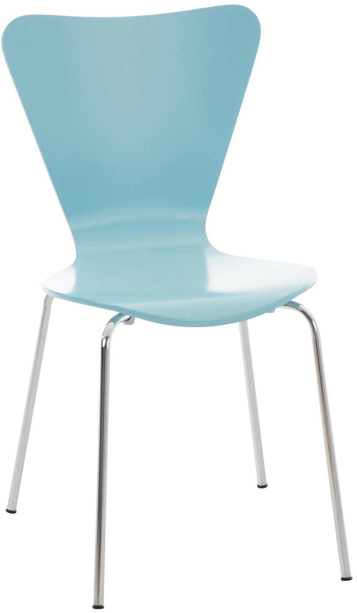 Stapelstoel - Multifunctioneel - Ruimtebesparend Design, ideaal voor evenementen en conferenties Kleur lichtblauw