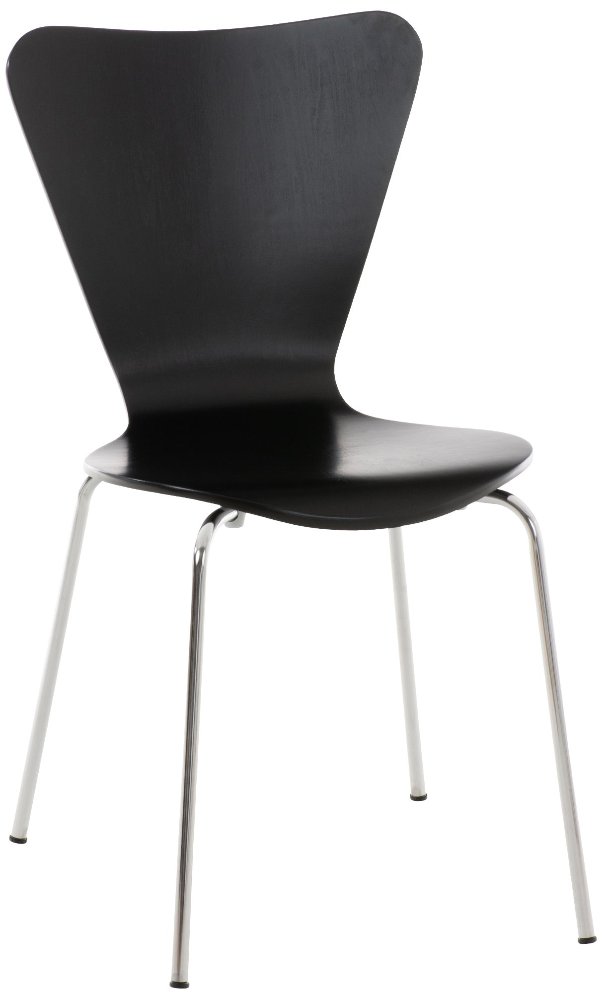Stapelstoel - Multifunctioneel - Ruimtebesparend Design, ideaal voor evenementen en conferenties Kleur zwart