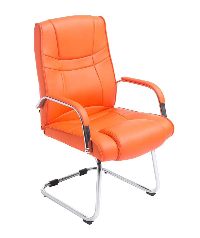XXL Relaxschommelstoel - Luxe Wiegstoel - Hoog Belastbaar tot 180kg Kleur oranje