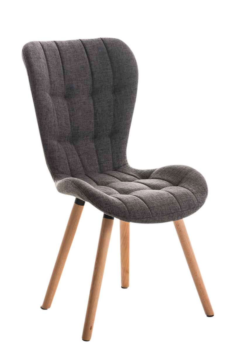 Eetkamerstoel - Keukenstoel - Hoog zitcomfort, Onderhoudsvriendelijk Kleur crème