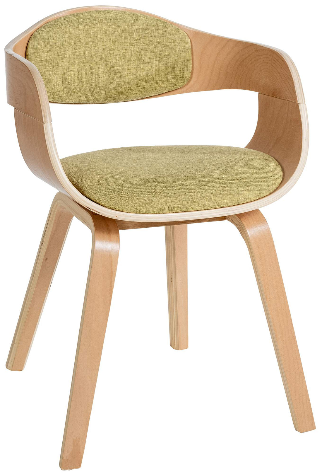 Moderne Bezoekersstoel - Gaststoel - Comfortabel en Onderhoudsvriendelijk Ontwerp Kleur natuur/creme
