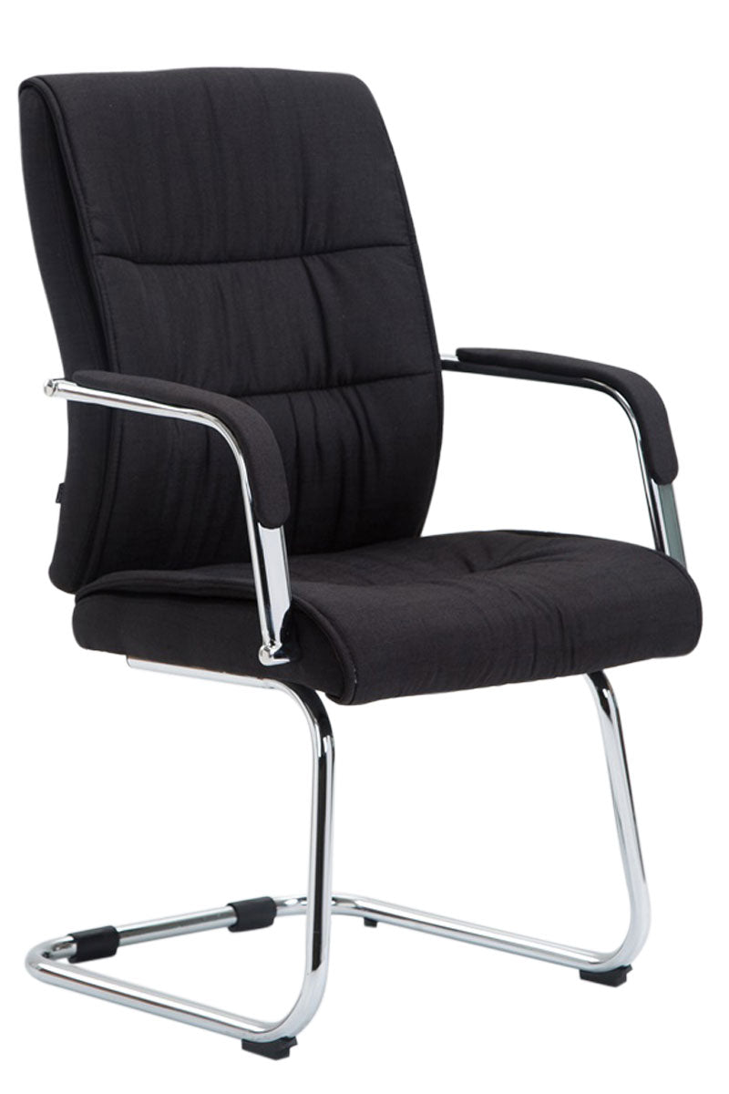 Bezoekerstoel, Praktijkstoel - Comfortabel en Ergonomisch Design Kleur zwart