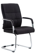 Bezoekerstoel, Praktijkstoel - Comfortabel en Ergonomisch Design Kleur zwart