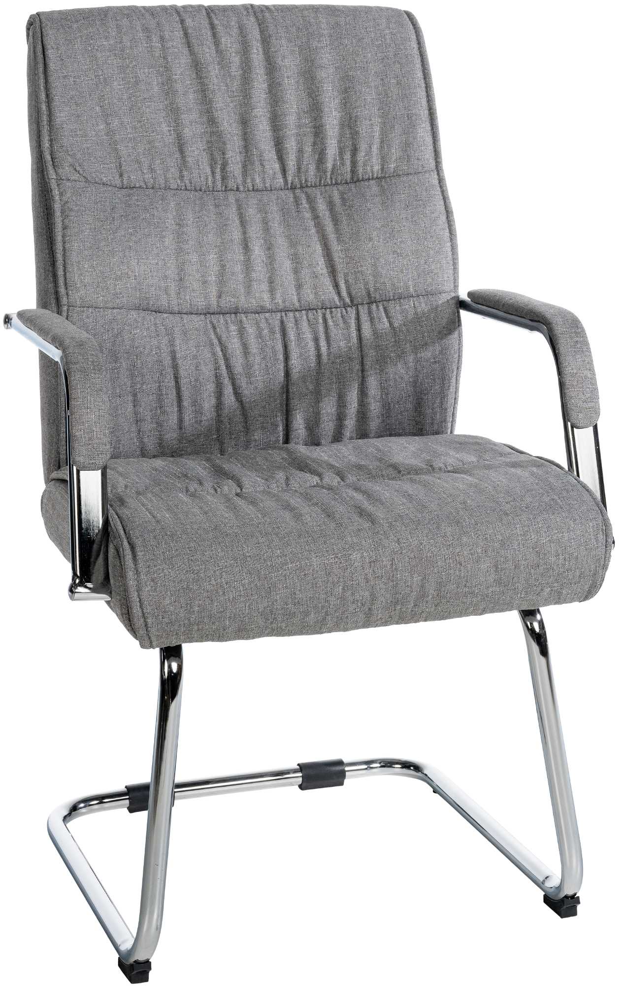 Bezoekerstoel, Praktijkstoel - Comfortabel en Ergonomisch Design Kleur lichtgrijs