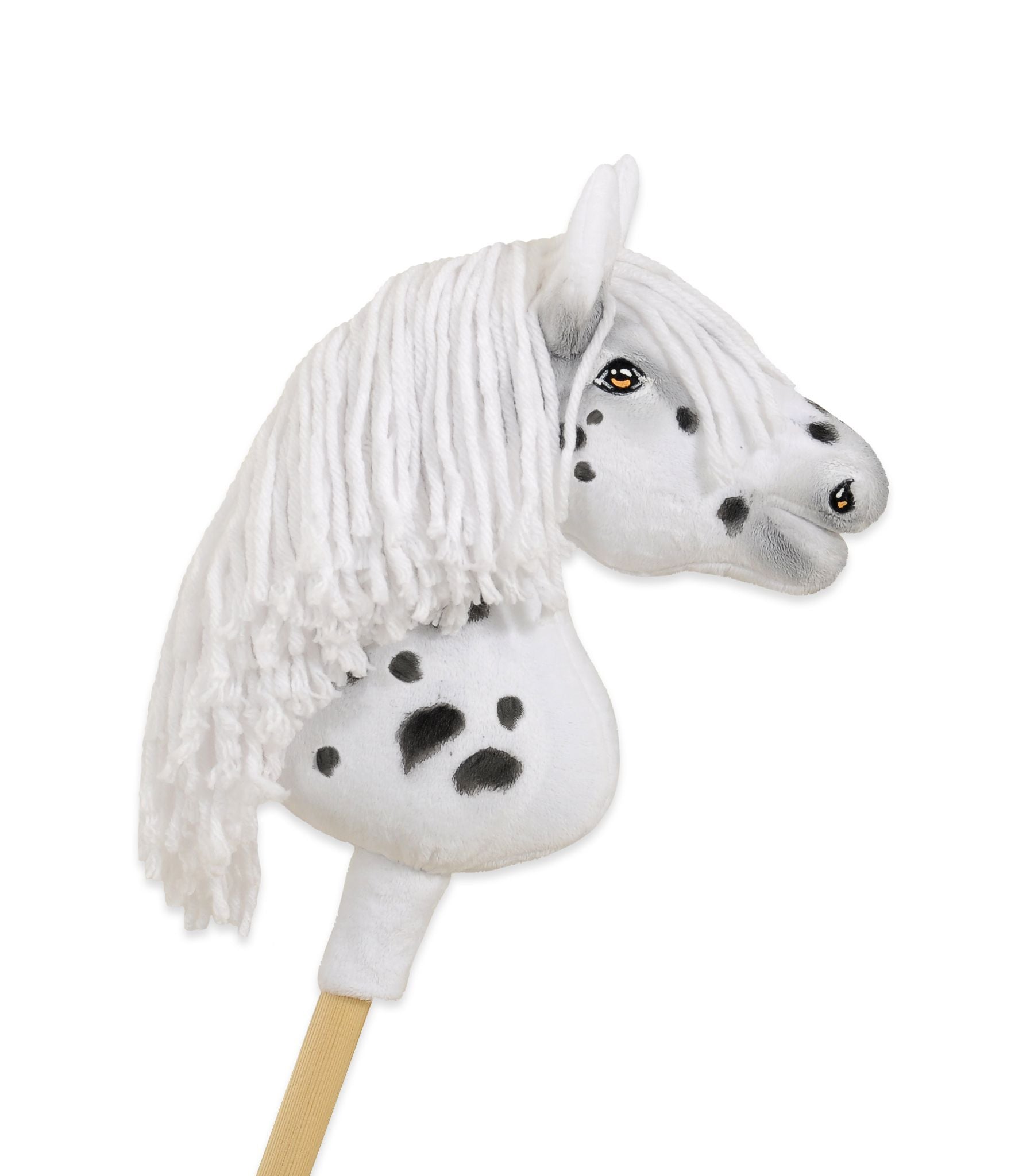 Super Hobby Horse stokpaard - luipaard A4 - realistisch design - zacht en duurzaam minky-stof