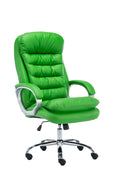 XXL Bureaustoel - Comfortabele Kantoorstoel, Ergonomisch Design & Hoogwaardige Kunstleerafwerking Kleur groen