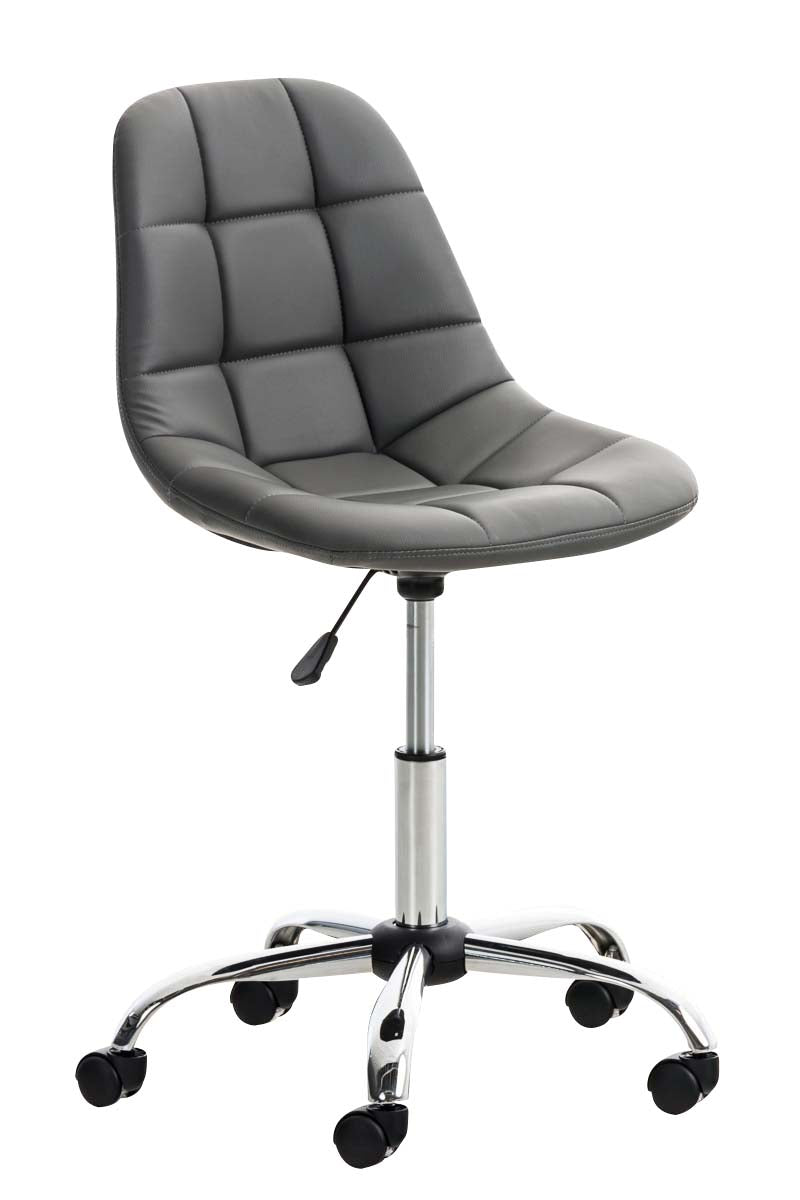 Ergonomische Bureaustoel, Kantoorstoel - Comfortabele Bekleding - Kunstleer & Verstelbaar Kleur wit