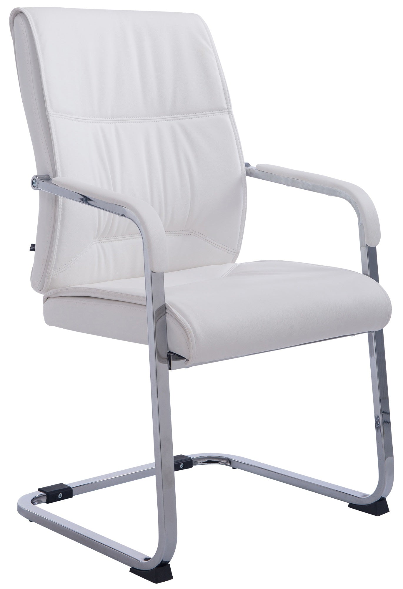 XXL Eetkamerstoel - Bezoekersstoel - Hoog Zitcomfort, Ergonomisch en Belastbaar tot 260 kg Kleur wit