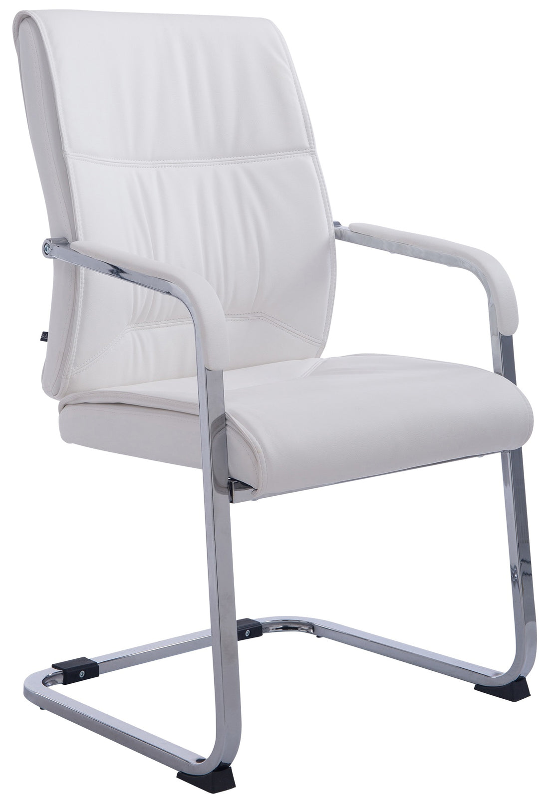 XXL Eetkamerstoel - Bezoekersstoel - Hoog Zitcomfort, Ergonomisch en Belastbaar tot 260 kg Kleur wit