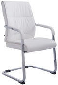 XXL Eetkamerstoel - Bezoekersstoel - Hoog Zitcomfort, Ergonomisch en Belastbaar tot 260 kg Kleur wit