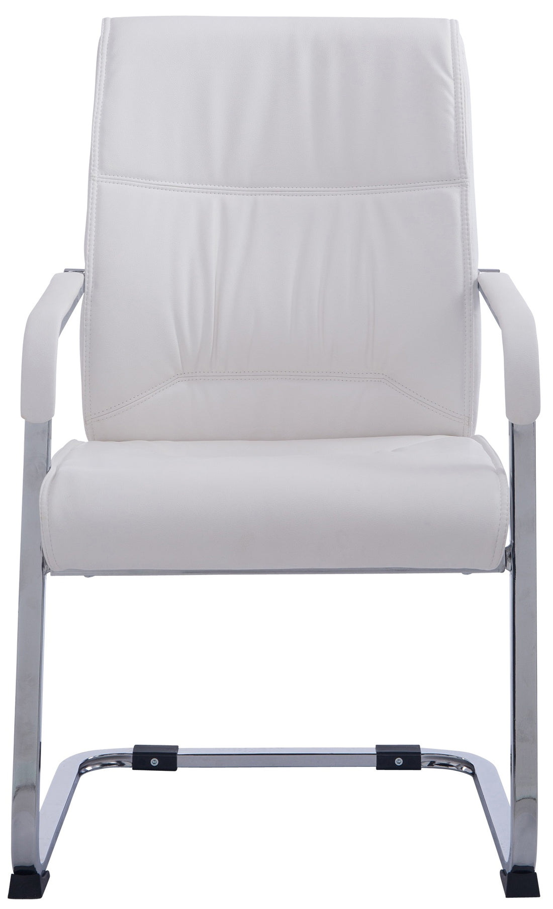 XXL Eetkamerstoel - Bezoekersstoel - Hoog Zitcomfort, Ergonomisch en Belastbaar tot 260 kg Kleur wit