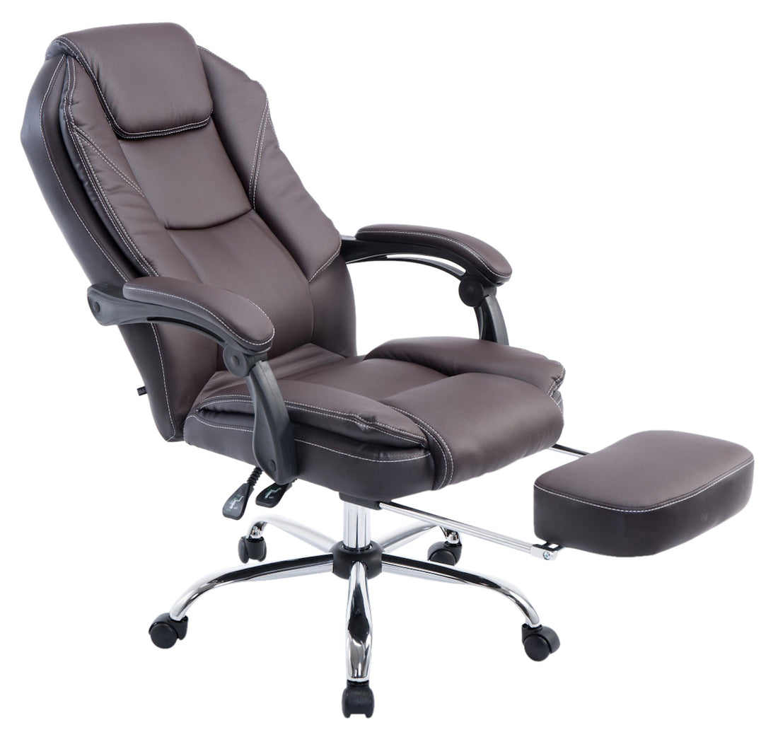Klassieke Bureaustoel - Ergonomische Stoel - Ultiem Zitcomfort Kleur bruin