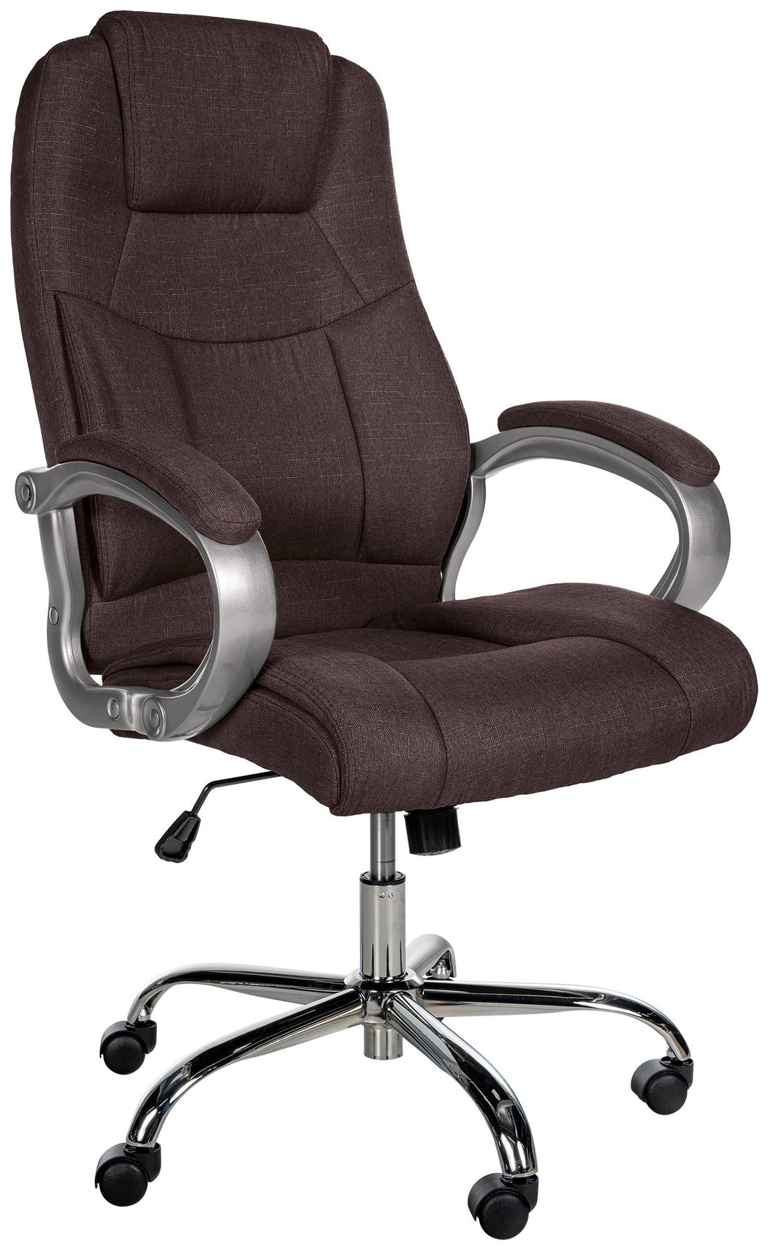 Ergonomische Bureaustoel, Kantoorstoel, Tot 150kg Belasting - Verstelbare Comfortopties Kleur bruin