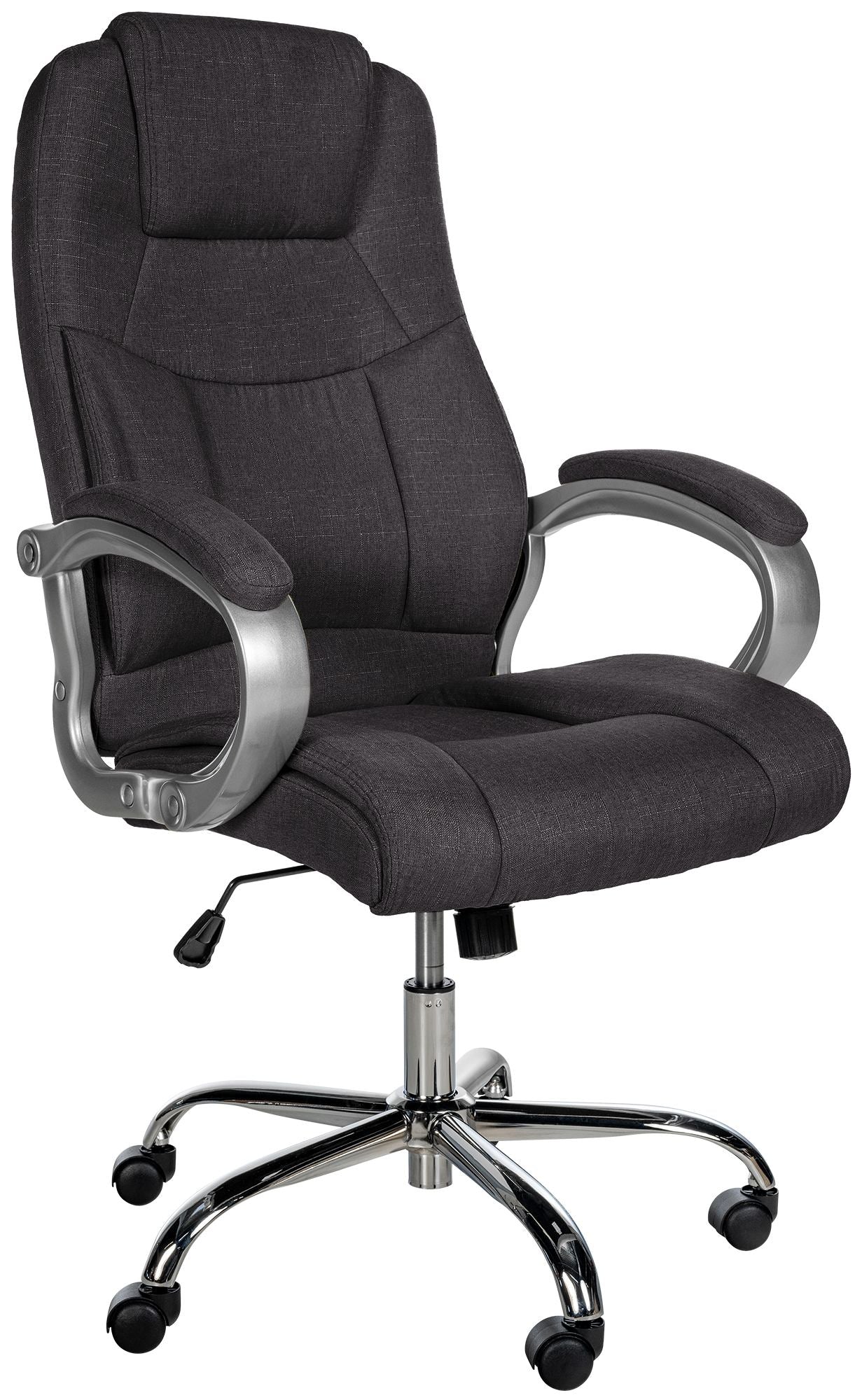 Ergonomische Bureaustoel, Kantoorstoel, Tot 150kg Belasting - Verstelbare Comfortopties Kleur donkergrijs