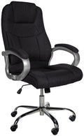 Ergonomische Bureaustoel, Kantoorstoel, Tot 150kg Belasting - Verstelbare Comfortopties Kleur zwart