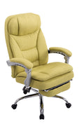 Ergonomische Bureaustoel XL - Comfortabel - Traploos Verstelbaar - Polyester Bekleding Kleur groen