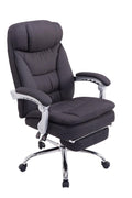 Ergonomische Bureaustoel XL - Comfortabel - Traploos Verstelbaar - Polyester Bekleding Kleur zwart